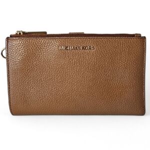 Michael Kors Jet Set Tan Saffiano Leather Smartphone Wallet